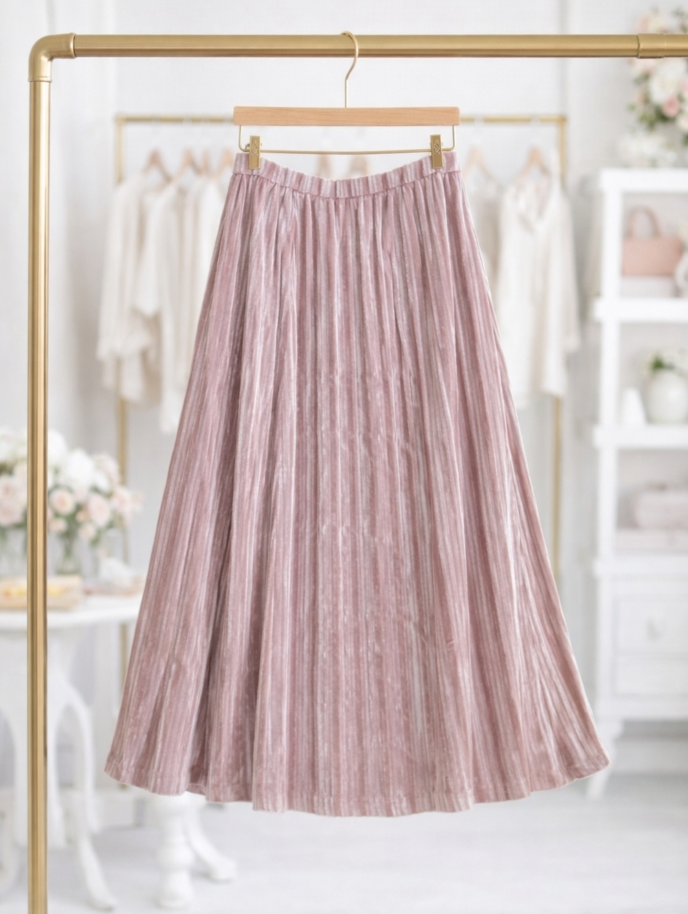 LuLaRoe Pink Avery A-Line Skirt
